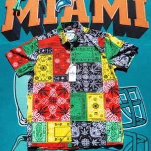 Kronic By Drill Clothing Stoner Button Shirt Med